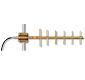 Y80612 - Antenex Gold Anodized 806-896Mhz 12 element Yagi Cell Phone Antenna